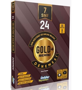 Ünlüler Yayınları 7. Sınıf Din Kültürü ve Ahlak Bilgisi Gold Serisi 24 Deneme