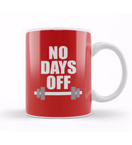 No Days Off Kupa Bardak Porselen