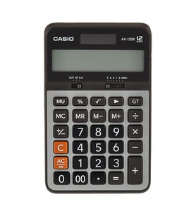 Casio AX-120B Masaüstü Hesap Makinesi 12 Hane