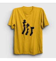Presmono Unisex Sarı Pieces Chess Satranç T-Shirt 337670tt (Sarı)
