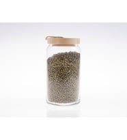 Bivium Bambu Kapaklı Hava Geçirmez Cam Kavanoz, Saklama Kabı, Makarna, Kuruyemiş, Bakliyat, Erzak Kavanozu (1 Adet, 1200 ml)