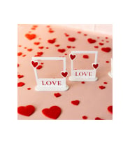 Kalpli Dekoratif Mini Fotoğraf Çerçevesi 3D Baskı Modern Tasarım Masa Üstü LOVE Frame