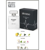 DİVERSO M133 ERKEK PARFÜM EDP 50 ML MEYVELİ  T.C. Sağlık Bakanlığı ÜTS KAYITLI