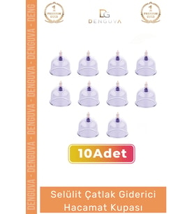 #HacamatKupası Profesyonel Hijyenik Vakumlu Sert Plastik Pompa Uyumlu 6 Numara Hacamat Kupası 10 Ade