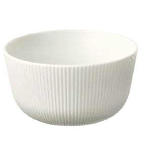 2 Li Kase Seti Beyaz Renk MeridyenDukkan 13 cm Zarif-Modern Salata,Yemek Kasesi