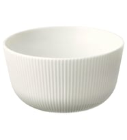 2 Li Kase Seti Beyaz Renk MeridyenDukkan 13 cm Zarif-Modern Salata,Yemek Kasesi