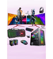 Xaser Xsr298 i5 3470 16GB Ram 256GB SSD 4GB GT730 Ekran Kartı 24" Dual Curved Oyun Bilgisayarı
