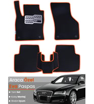 AUDİ A8 (2009-2017) Uyumlu EVA Paspas Tam Set–Araca Özel,Su Geçirmez,Hızlı ve Kolay Montaj