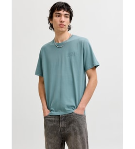 JACK JONES Yazılı Erkek Bisiklet Yaka Tişört 12151955