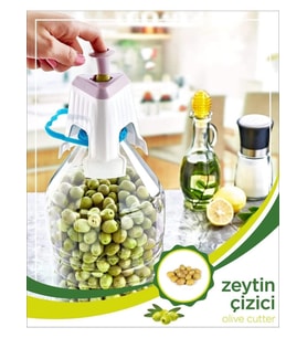 Kolay Zeytin Dilme Çizme Aparatı Pratik Kolay Zeytin Çizici Alet (5343)