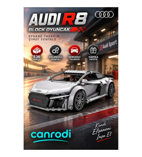C57012W CADA AUDİ R8 536 PARÇA BLOCK OYUNCAK