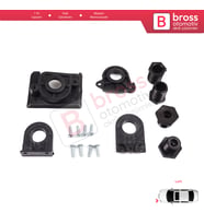 VW Jetta MK6 A6 5C6 2010-2018 5C7998225 İçin Sol Ön Far Ayak Tamir Seti