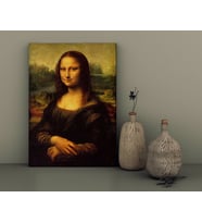 BK Home Mona Lisa Tasarımlı Kanvas Tablo-1