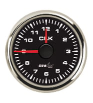 ZAMAN SAATİ Sealux Ø52mm SİYAH TEKNE VE YAT