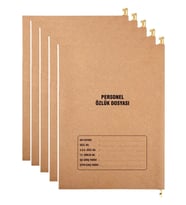 Metal Askılı Personel Özlük Dosyası 8 Yapraklı 5 li Paket