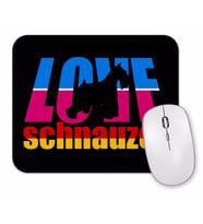 Love schnauzer Mouse Pad