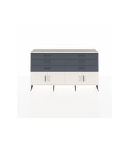 Arges Konsol 2 Raflı 6 Çekmeceli 4 Kapaklı 176x30x99 Aytaşı-Aytaşı/Antrasit
