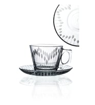 Decocia 6'lı Vela Fincan Set 12 Parça 195cc Vega Desenli