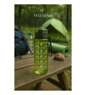 Suluk & Su Şişesi & Sporcu Matara Yeşil 1000 Ml
