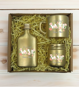 BK Gift Kişiye Özel İsimli DTF Anne Temalı Gold Kahve Fincanı & Kolonya & Mum Hediye Seti-4, Anneye Hediye, Anneler Günü Hediyesi