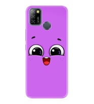 INFINIX Smart 4 5 6 Zero 8 S5 Pro Kılıf Desemli Silikon Purple Sweety 1717
