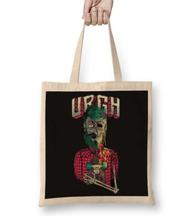 Rock Skull Bez Çanta Uzun Saplı