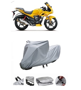 Hero Karizma  Gri Motosiklet Brandası ARKA ÇANTA UYUMLU DEĞİLDİR