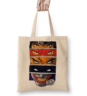 Batman Joker Wonder Woman Bez Çanta Uzun Saplı