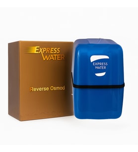 Expres Water 5 Aşamalı Tezgah Altı Su Arıtma Cihazı Pompalı 60 PSI Basınç Düşürü (Mavi)