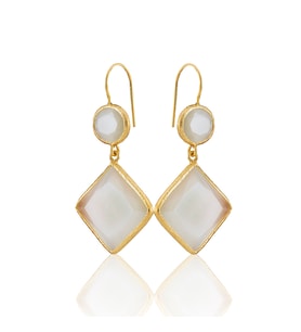 Kadir Jewellery 22 Ayar Altın Kaplama Kadın Sallantılı Küpe -El İşçiliği Ve Hipoalerjenik Küpe