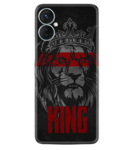 Tecno Spark 9T Kılıf Resimli Desenli Silikon Platinium Series King 1894