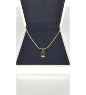 1 gr Minimal Çelik kolye