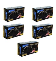Dolphin Tek Kullanımlık Lateks Siyah Pudrasız Nitril Muayne Eldiveni Small Küçük Boy - 100'lü 5Paket