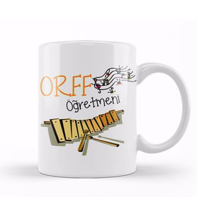 Orff Öğretmeni Kupa Bardak Porselen