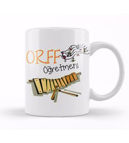 Orff Öğretmeni Kupa Bardak Porselen