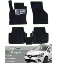 Renault Clio 4 Station Wagon (2012-2019) Uyumlu EVA Paspas Tam Set – Birebir Uyum,Araca Özel Tasarım