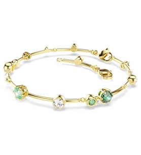 Monemel Swarovski Taşlı  Gold Bileklik (Altın Kaplama)