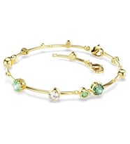 Monemel Swarovski Taşlı  Gold Bileklik (Altın Kaplama)