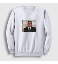 Presmono Unisex Beyaz Dead Inside Michael Scott The Office Sweatshirt 345173tt (Beyaz)