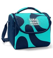 Coral High Beslenme Çantası 22786, Erkek Çocuk, Lacivert Turkuaz Renkli Çizgili, Isı Yalıtımlı (Çok Renkli)
