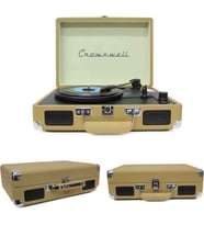 Ahşap Nostaljik Pikap Müzik Çalar Bluetooth & Hoparlörlü Gramofon 33/45/78 Devir Taş ve Plastik Plak Çalar