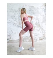 Rose Arkası Büzgülü ( Scrunch Butt ) Midi Spor Şort Tayt