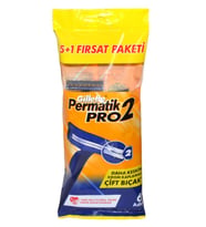 Gillette Permatik Pro2 Kullan At Traş Bıçağı 5+1 Li Fırsat Paketi