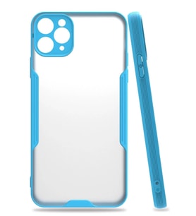 Newface Apple iPhone 11 Pro Kılıf Platin Silikon - Mavi