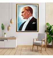 ÇERÇEVELİ ATATÜRK TABLO S574