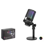 Profesyonel Rgb Mikrofon 192 Khz / 24 Bit Kondenser Kayıt Seti Type-C - Siyah ME6SB