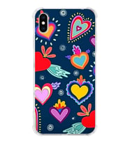 PrintiFy Apple iPhone XS Max Uyumlu Retro Color 3 Baskılı Şeffaf Köşe Korumalı Antişok Kılıf