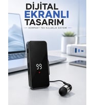 Tek Kulaklıklı Bluetooth Kulaklık Klipsli Mini Taşınabilir Müzik Ve Görüşme Cihazı