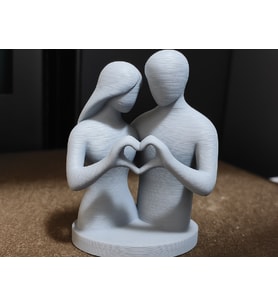 Aşk Sevgililer Günü modern hediyelik dekoratif obje figür 15 cm