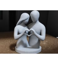 Aşk Sevgililer Günü modern hediyelik dekoratif obje figür 15 cm